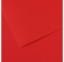Foglio Mi-Teintes - A4 - 160 gr - rosso vivo - Canson