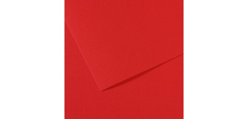 Foglio Mi-Teintes - A4 - 160 gr - rosso vivo - Canson