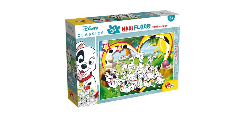 Puzzle Maxi "Dinsey Carica 101" - 24 pezzi - Lisciani