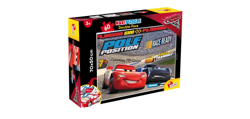 Puzzle Maxi "Disney Cars 3 Challenge" - 60 pezzi - Lisciani