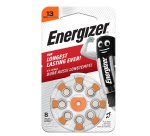 Pila per apparecchi acustici 13 Zinc Air - Energizer - blister 8 pezzi