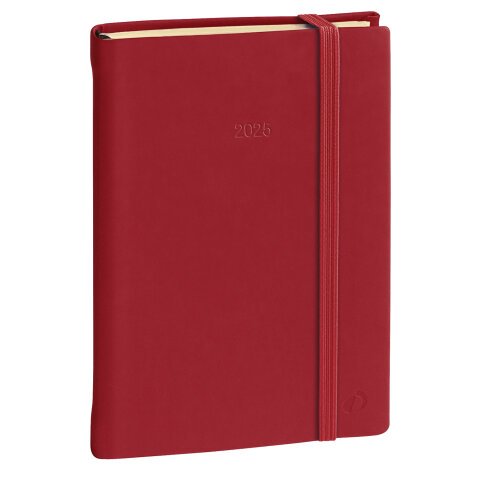 Agenda settimanale Ministro Prestige 2025 - 16 x 24 cm - silk bordeaux - Quo Vadis