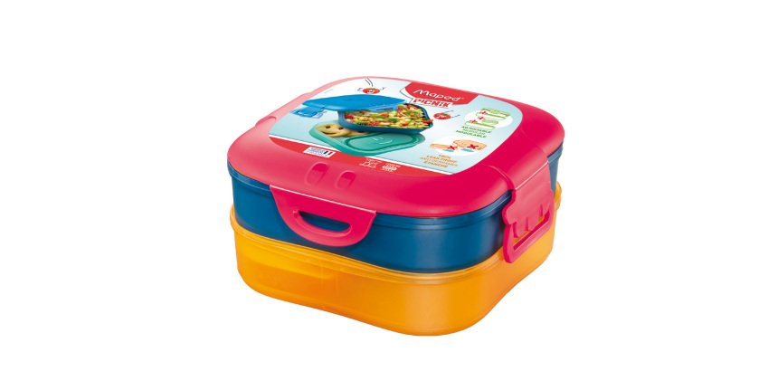 Lunch box 3 in 1 Picnick Concept - rosa corallo - Maped