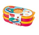 Snack box Picnik Concept - rosa corallo - Maped - set 2 pezzi