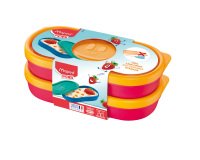 Snack box Picnik Concept - rosa corallo - Maped - set 2 pezzi