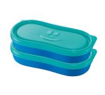 Snack box Picnik Concept - blu - Maped - set 2 pezzi