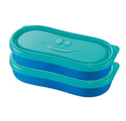 Snack box Picnik Concept - blu - Maped - set 2 pezzi