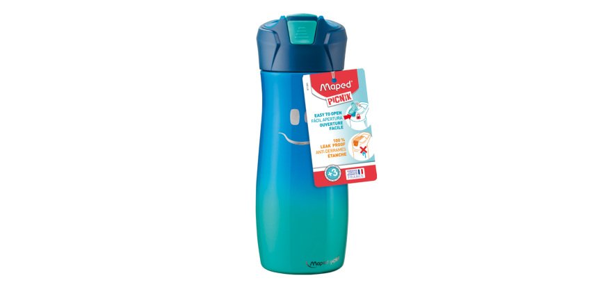 Borraccia Picnik Concept - acciaio inox - 580 ml - blu - Maped