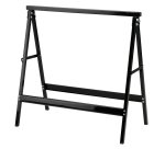 Cavalletto - 76 x 37 x 78 cm - 100 kg - acciaio verniciato - nero - Garden Friend
