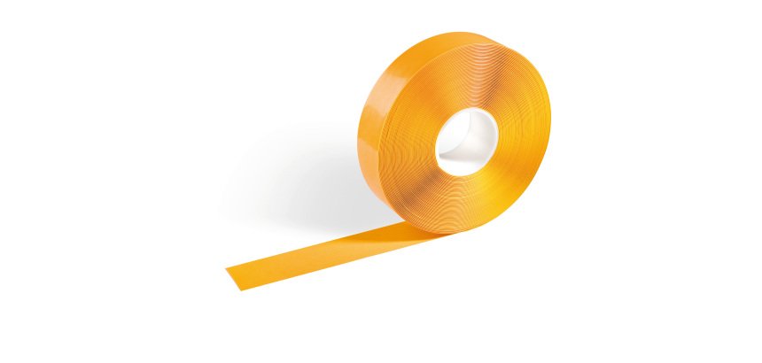 Nastro adesivo DURALINESTRONG 50/05 1021 - permanente - 5 cm x 30 m - giallo - Durable