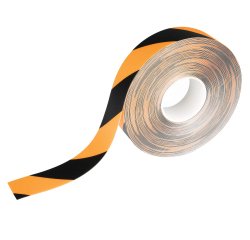 Nastro adesivo DURALINESTRONG 50/05 1043 - rimovibile - 5 cm x 15 m - giallo/nero - Durable