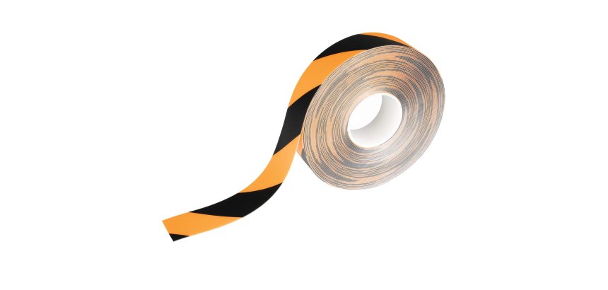 Nastro adesivo DURALINESTRONG 50/05 1043 - rimovibile - 5 cm x 15 m - giallo/nero - Durable