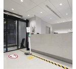 Nastro adesivo DURALINESTRONG 50/05 1043 - rimovibile - 5 cm x 15 m - giallo/nero - Durable