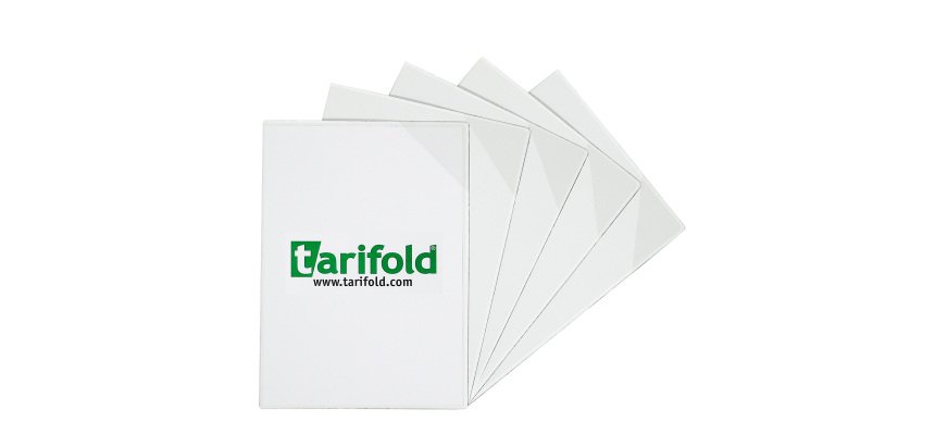 Tasca a L - con retro magnetico - A4 - trasparente - Djois - conf. 5 pezzi