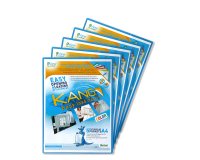 Tasca a L - con retro magnetico - A4 - blu - Djois - conf. 5 pezzi