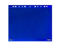 Buste forate - per supporti magnetici ad anelli - A4 - blu - Djois - conf. 5 pezzi