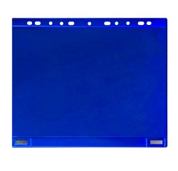 Buste forate - per supporti magnetici ad anelli - A4 - blu - Djois - conf. 5 pezzi