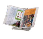 Leggio antibatterico - da tavolo - 10 buste - A4 - bianco - Djois