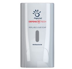 Dispenser antibatterico Defend Tech - per sapone liquido e gel - Papernet