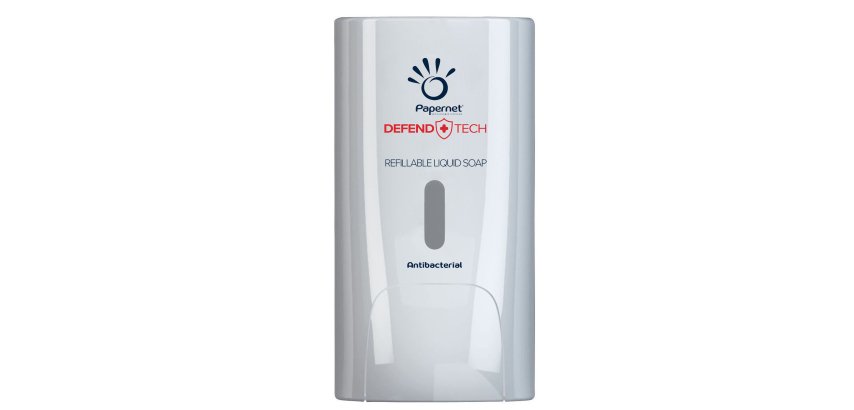 Dispenser sapone Defend Tech - murale- capacità liquido/gel 1 L - Papernet