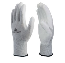 Guanti antistatico VE702PESD - poliestere / carbonio - taglia 10 - bianco - Deltaplus