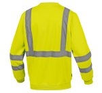 Felpa sportiva alta visibilità Deltaplus Astral, giallo fluo