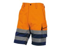 Bermuda da lavoro alta visibilità Deltaplus PHBE2, arancio fluo