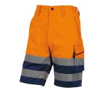 Bermuda da lavoro alta visibilità Deltaplus PHBE2, arancio fluo