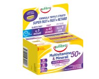 Integratore Multivitamine & Minerali 50 + - 30 compresse triplostrao (1,4 gr cad.) - Equilibra