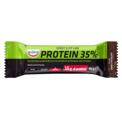 Integratore Sport & Fit Line Protein 35% - gusto dark chocolate - 45 gr - Equilibra