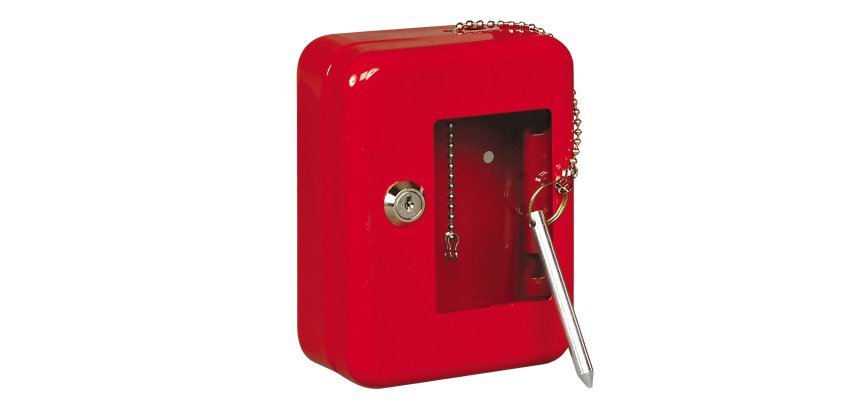 Cassetta per chiavi d'emergenza - serrature uguali - 120 x 160 x 60 mm - Metalplus