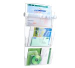 Portadepliant da parete - Cep - kit 3 pezzi