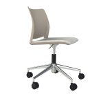 Seduta Home/Office Alpha APGT - senza braccioli - beige - Unisit
