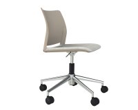 Seduta Home/Office Alpha APGT - senza braccioli - beige - Unisit