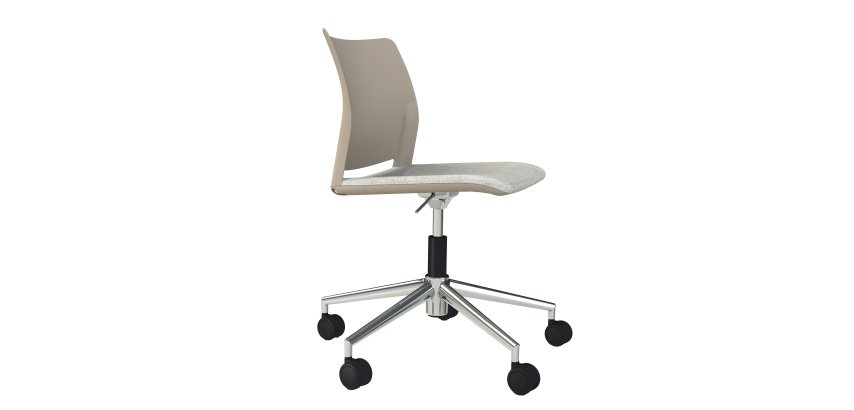 Seduta Home/Office Alpha APGT - senza braccioli - beige - Unisit