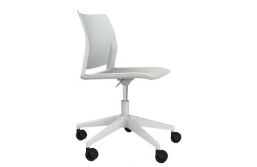 Seduta Home/Office Alpha APGB - senza braccioli - bianco - Unisit