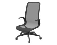 Poltrona direzionale Marilyn MYPFA - con braccioli inclusi - nero - Unisit