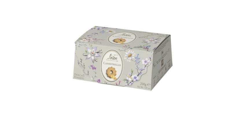 Biscotti al burro Canestrello - in astuccio - 200 gr - Loison