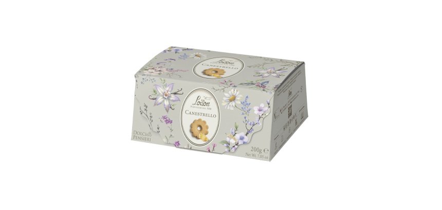 Biscotti al burro Canestrello - in astuccio - 200 gr - Loison