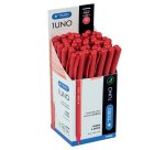Penna sfera Tratto Uno Green - punta media 1 mm - rosso - Tratto - conf. 50 pezzi