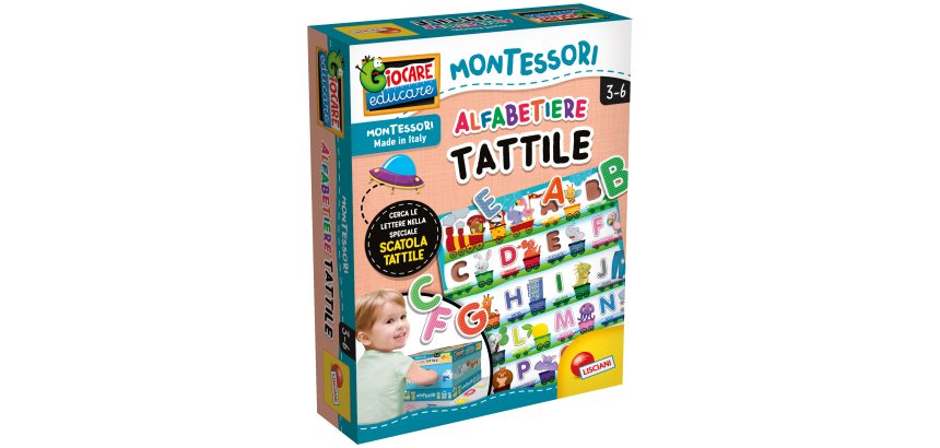Alfabetiere tattile Montessori Plus - Lisciani