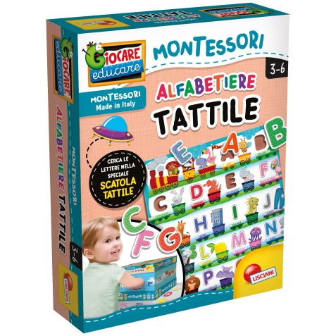 Alfabetiere tattile Montessori Plus - Lisciani