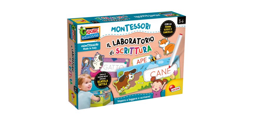 Laboratorio di scrittura Montessori Maxi - Lisciani
