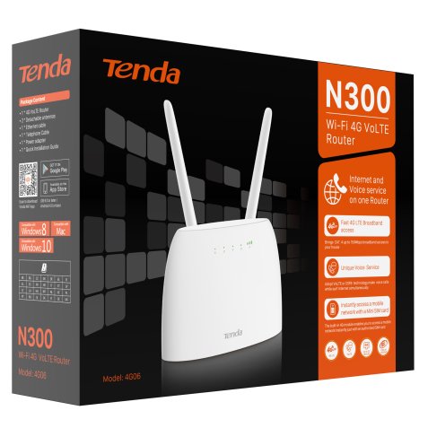 Router N 300 Volte - WiFi LTE 4G - Tenda