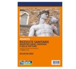 Blocco ricevute sanitarie numerate - 100/2 copie autoricalcanti - 21,5x14,8cm - DU1653C1000 - Data Ufficio