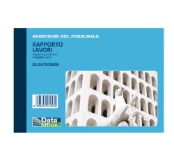 Blocco rapporto lavori - 50/2 copie autoricalcanti - DU1679C0000 - Data Ufficio
