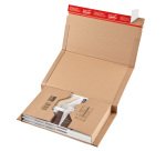Scatola postale CP 020 - fustellata - 38 x 29 x 8 cm - cartone microonda - avana - ColomPac