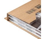 Scatola postale CP 020 - fustellata - 38 x 29 x 8 cm - cartone microonda - avana - ColomPac