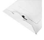Busta a sacco - in cartone - chiusura autoadesiva - 210 x 265 x 30 mm - bianco - Colompac