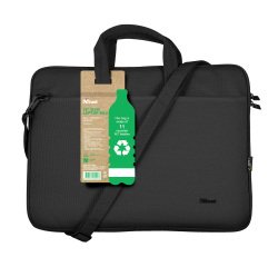 Borsa per notebook - Bologna - ecocompatibile - da 16" -  nero - Trust